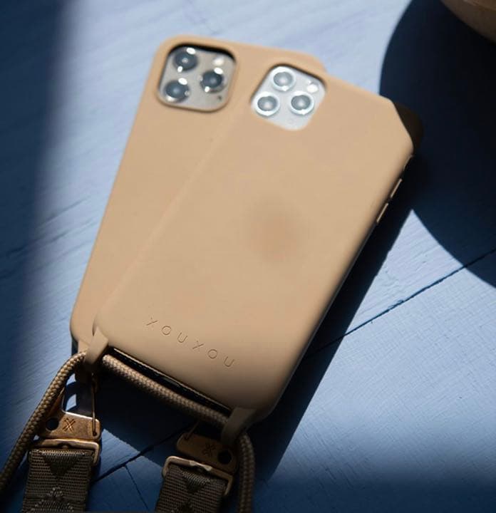 ドイツ発XOU XOU iPhone 12 pro ストラップ付きスマホケース