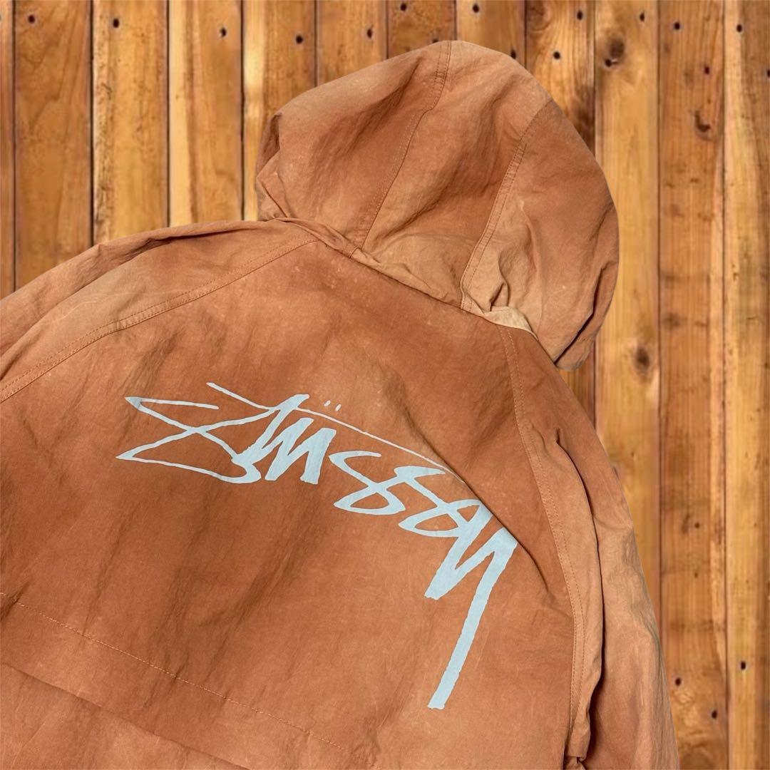 stussy シェルジャケット ナイロンジャケット オレンジ