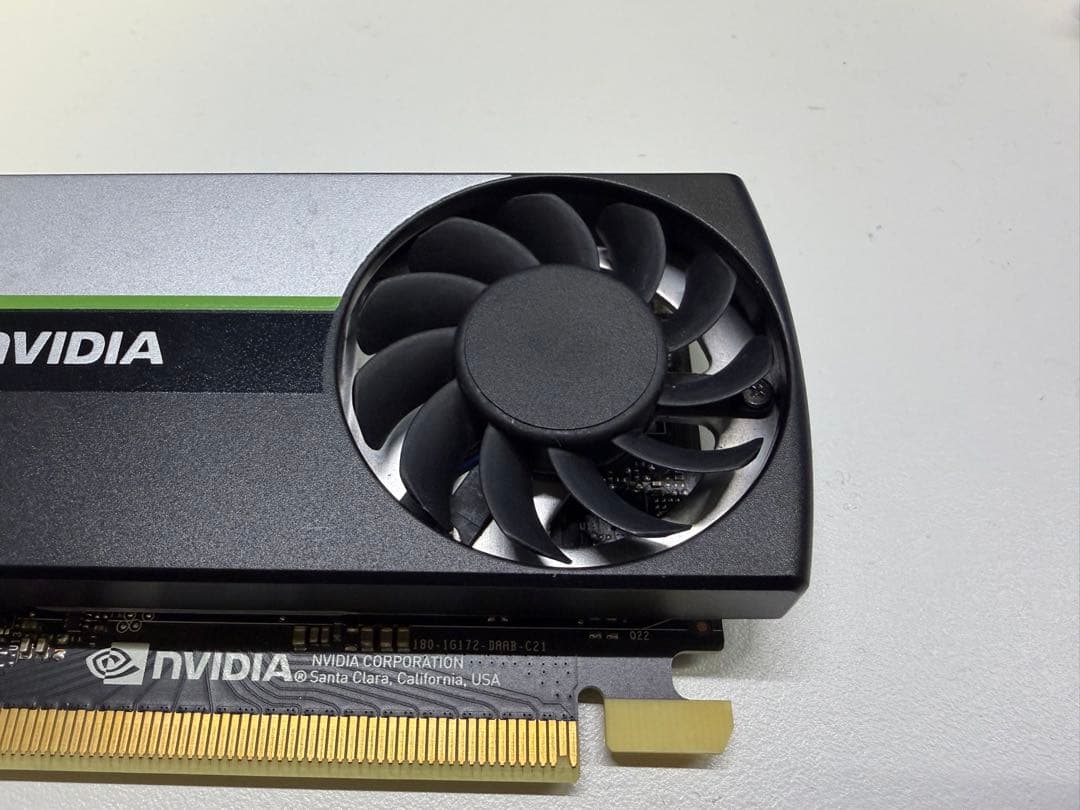 NVIDIA T1000 4GB ロープロファイルブラケット　Quadro