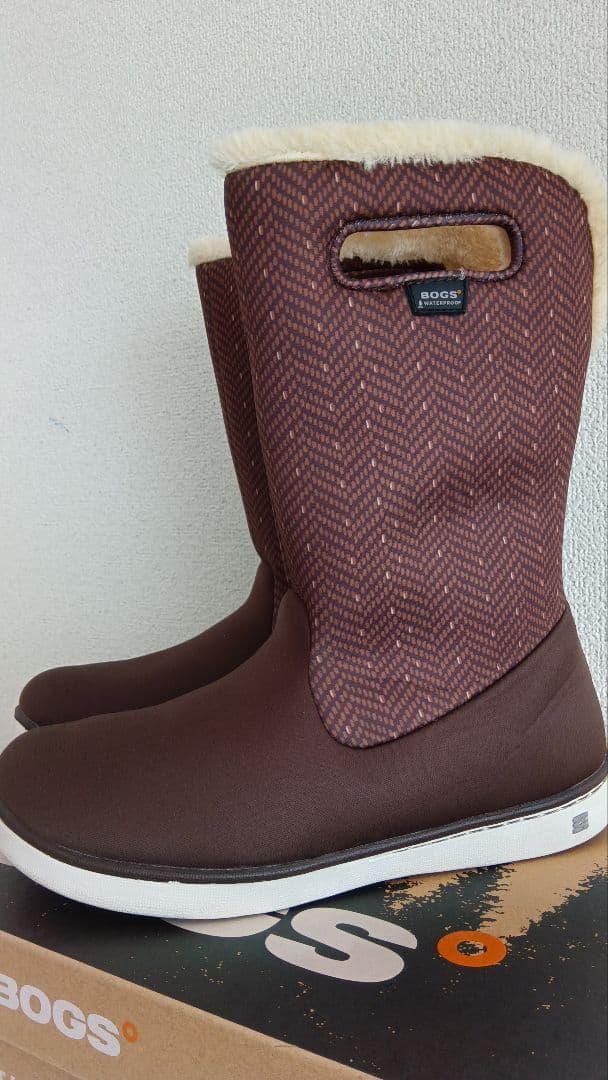 Bogs ブラウン ロングブーツ スノーブーツ MID BOOTS