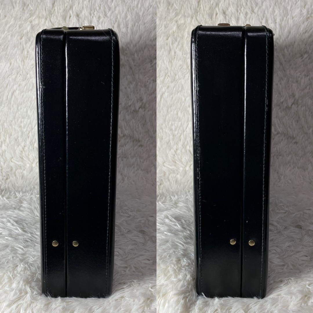 極美品 オールレザー 本革 アタッシュケース ビジネスバッグ ダイヤルロック
