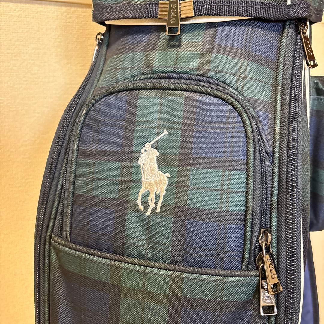 POLO GOLFポロゴルフ キャディバッグ キャスター付き ラルフローレン