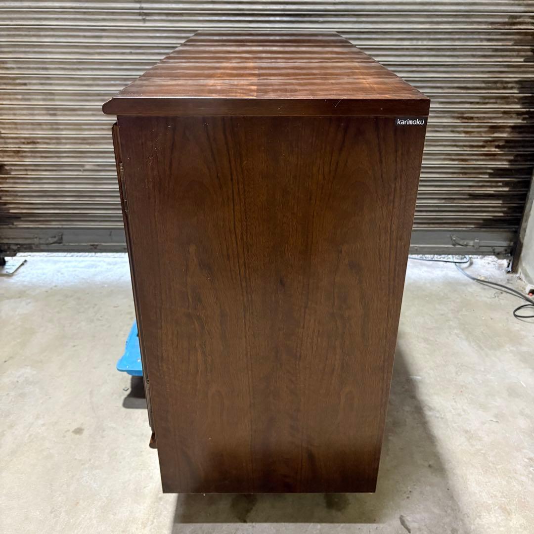 【福岡】【美品】カリモク 箪笥 飾り棚 キャビネット アンティーク ヴィンテージ