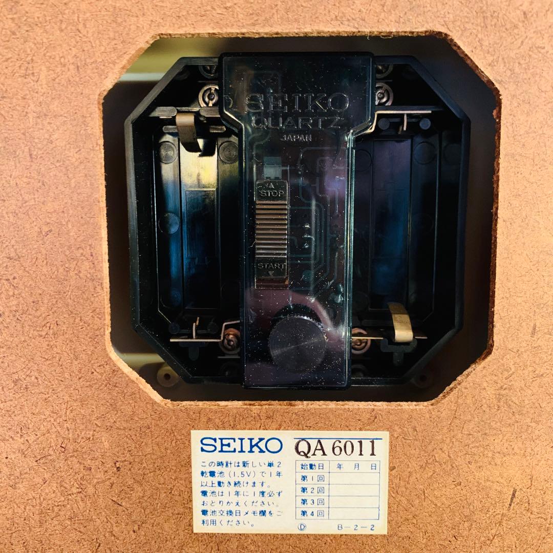ほぼ未使用  SIEKO 水晶時計 掛時計 Sekotron QA6011
