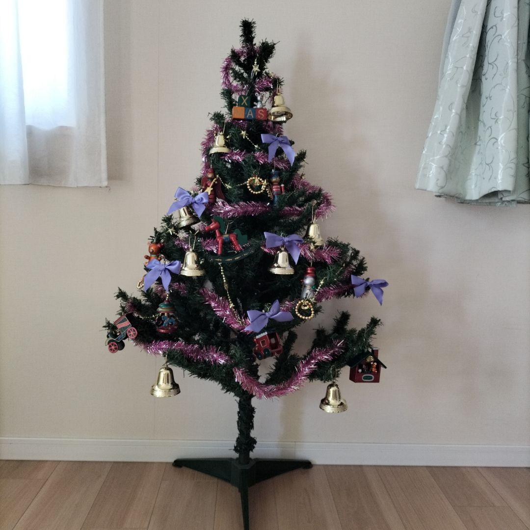 クリスマスツリー　120cm　リースのおまけつき