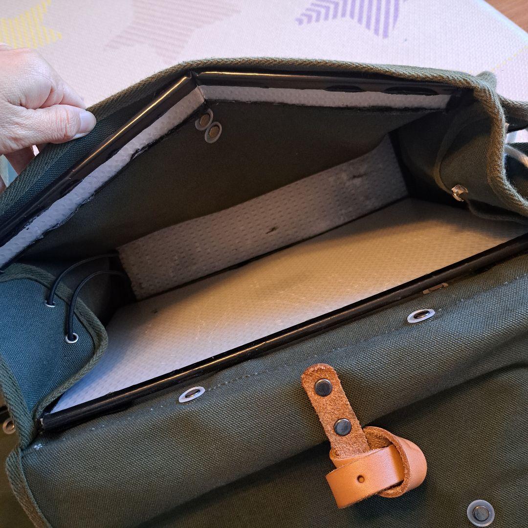 OSTRICH オーストリッチ　自転車　車体装着バッグ オリーブグリーン　ペア