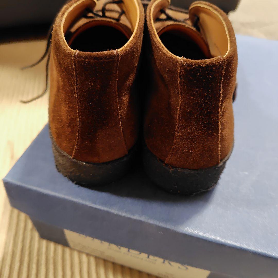 Sanders　BEAMSBOY別注 ブラウン スエードブーツ 5H