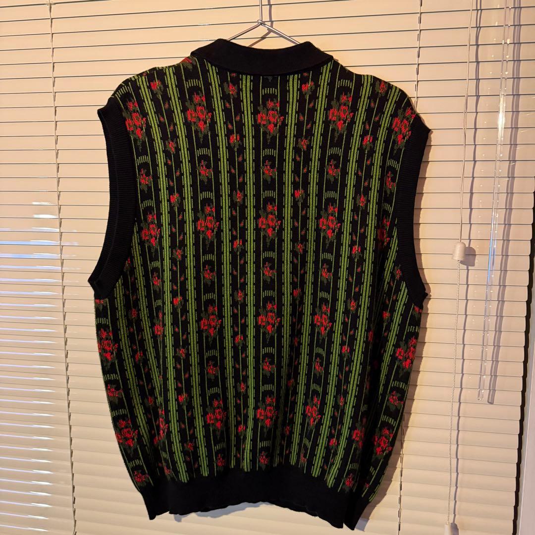 TTT MSW 花柄 ニットベスト Mサイズ