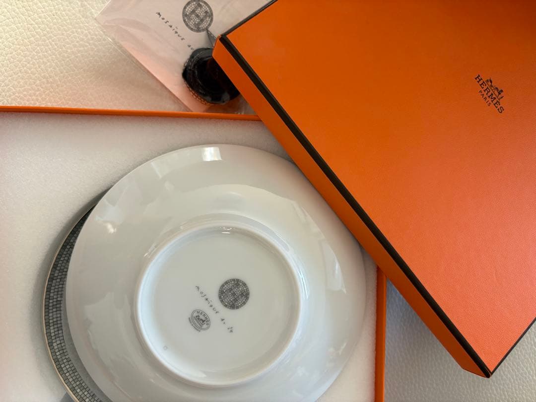 エルメス　モザイク　ヴァンキャトル　ペアプレート