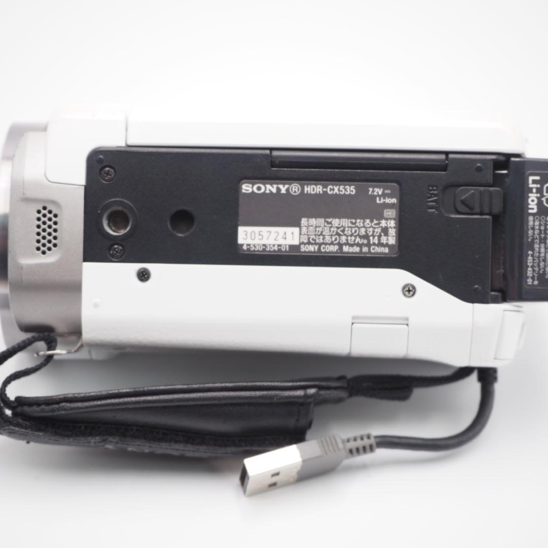 ビデオカメラ SONY HDR-CX535 バッテリー 中古品