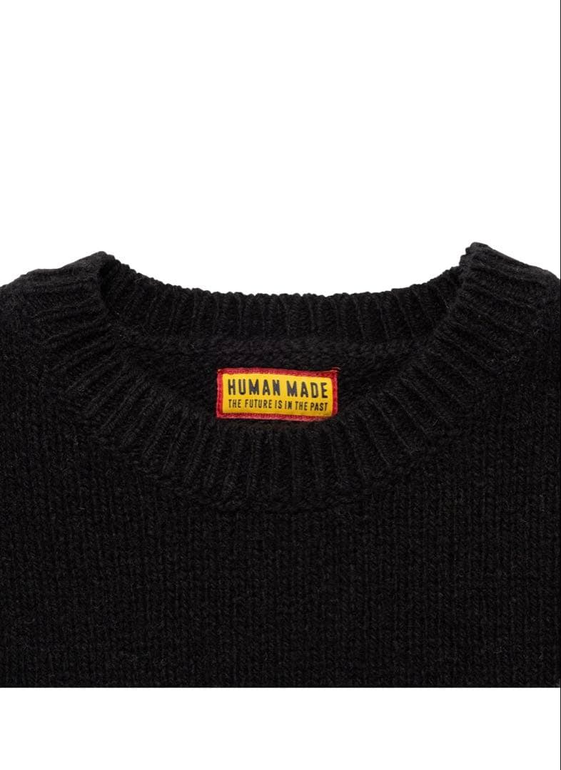 トップス HUMAN MADE Heart Knit Sweater \"Black\" M