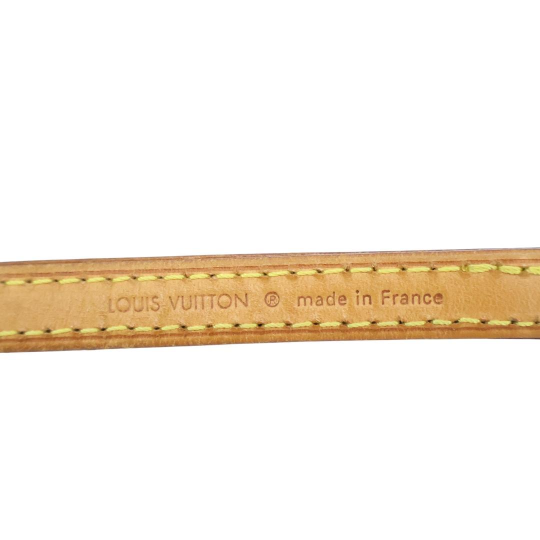 調節可 ルイヴィトン ショルダーストラップ ヌメ革 ゴールド金具 ストラップ