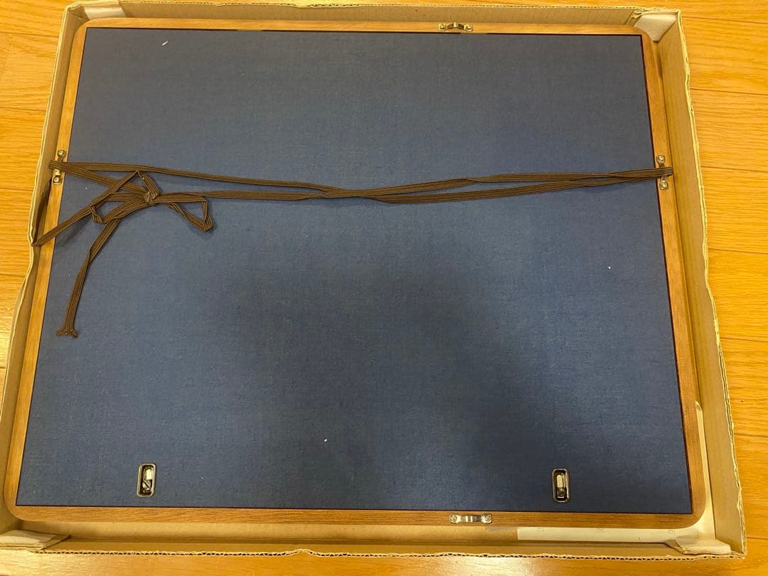 【新品未使用・美品】相田みつを　額縁ダークブラウン 42cm×51cm おまけ付