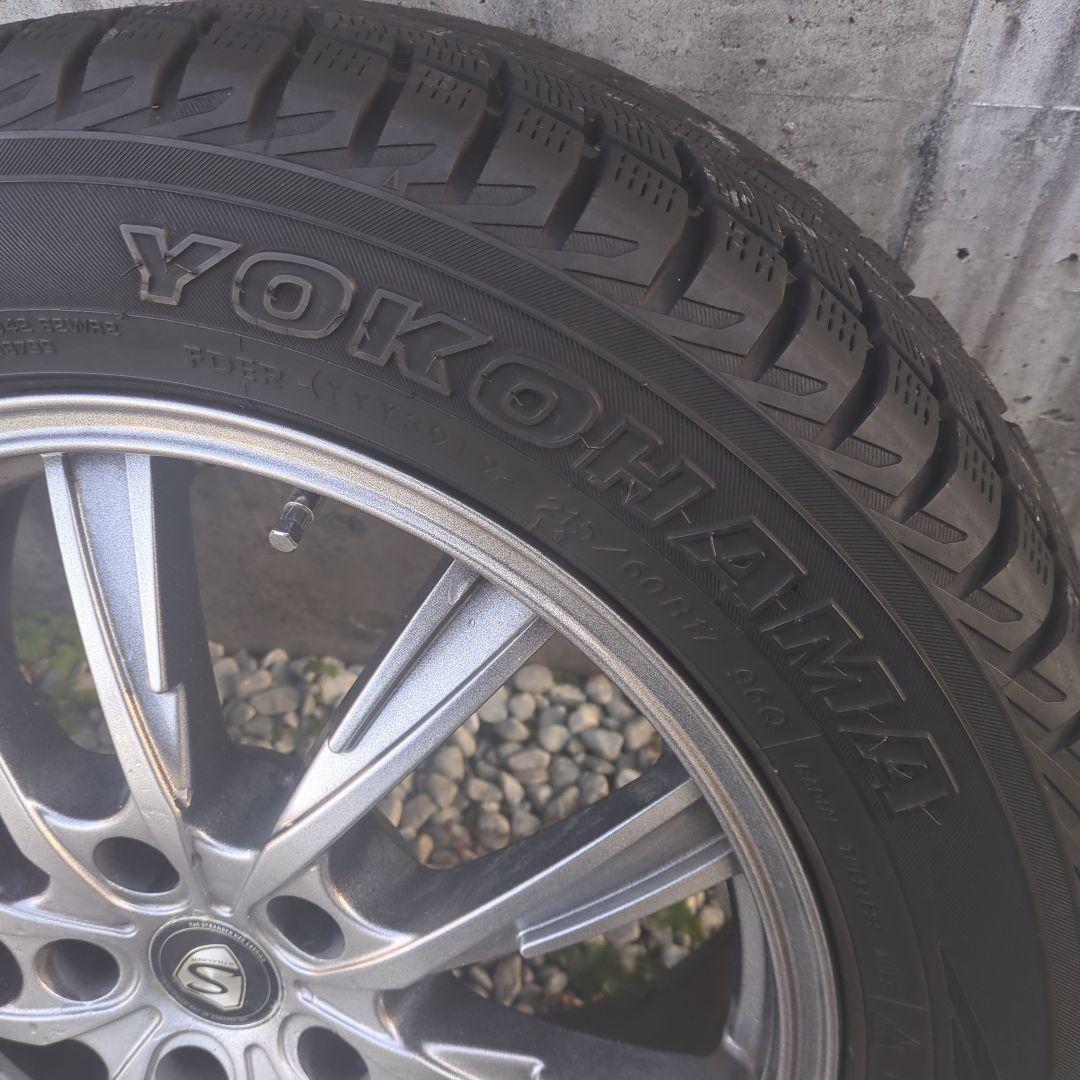 エルグランドE52 スタッドレス ヨコハマタイヤ 215/60R17