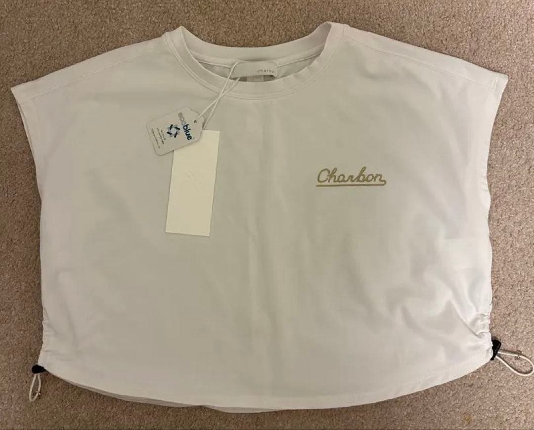 ウォーキング・ランニングウェア Charbon SHORT LENGTH SLEEVELESS T-SHIRTS