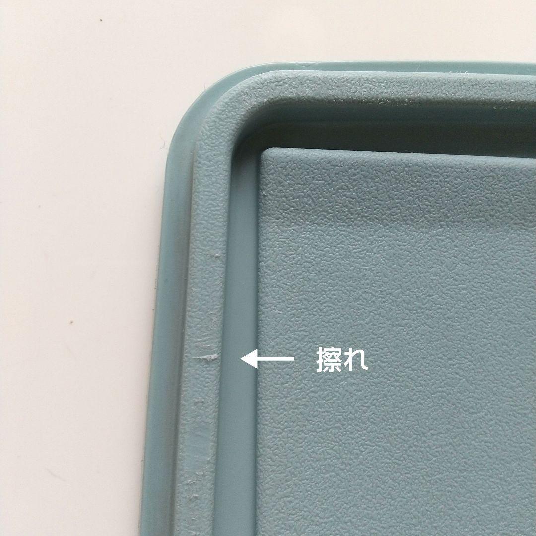 【希少カラー/美品】タッパーウェア 収納 ディープスーパーケース 深型 水色3個