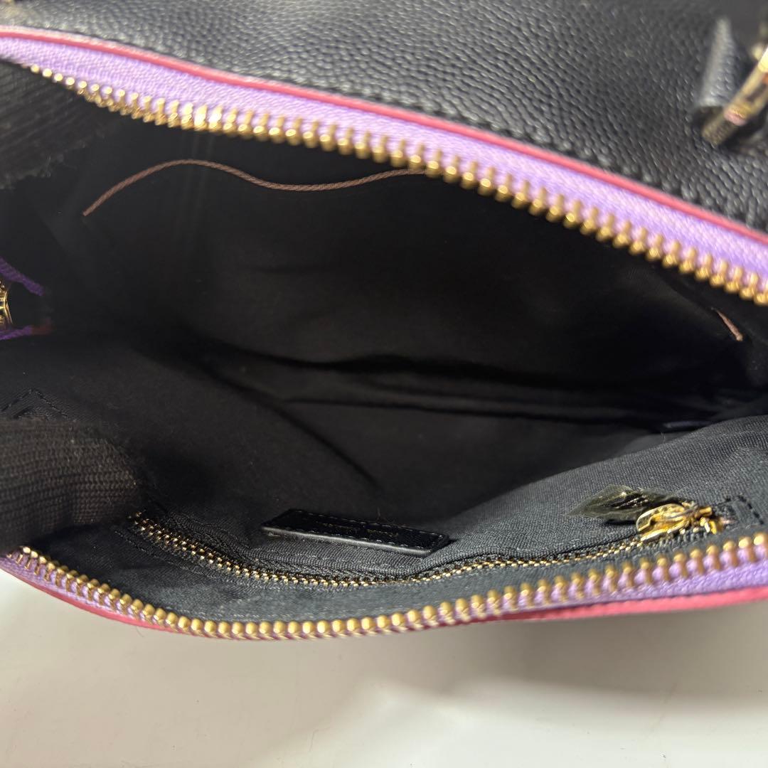 Paul Smith　ポールスミス　ダブルジップスクエア　ショルダーバッグ　美品