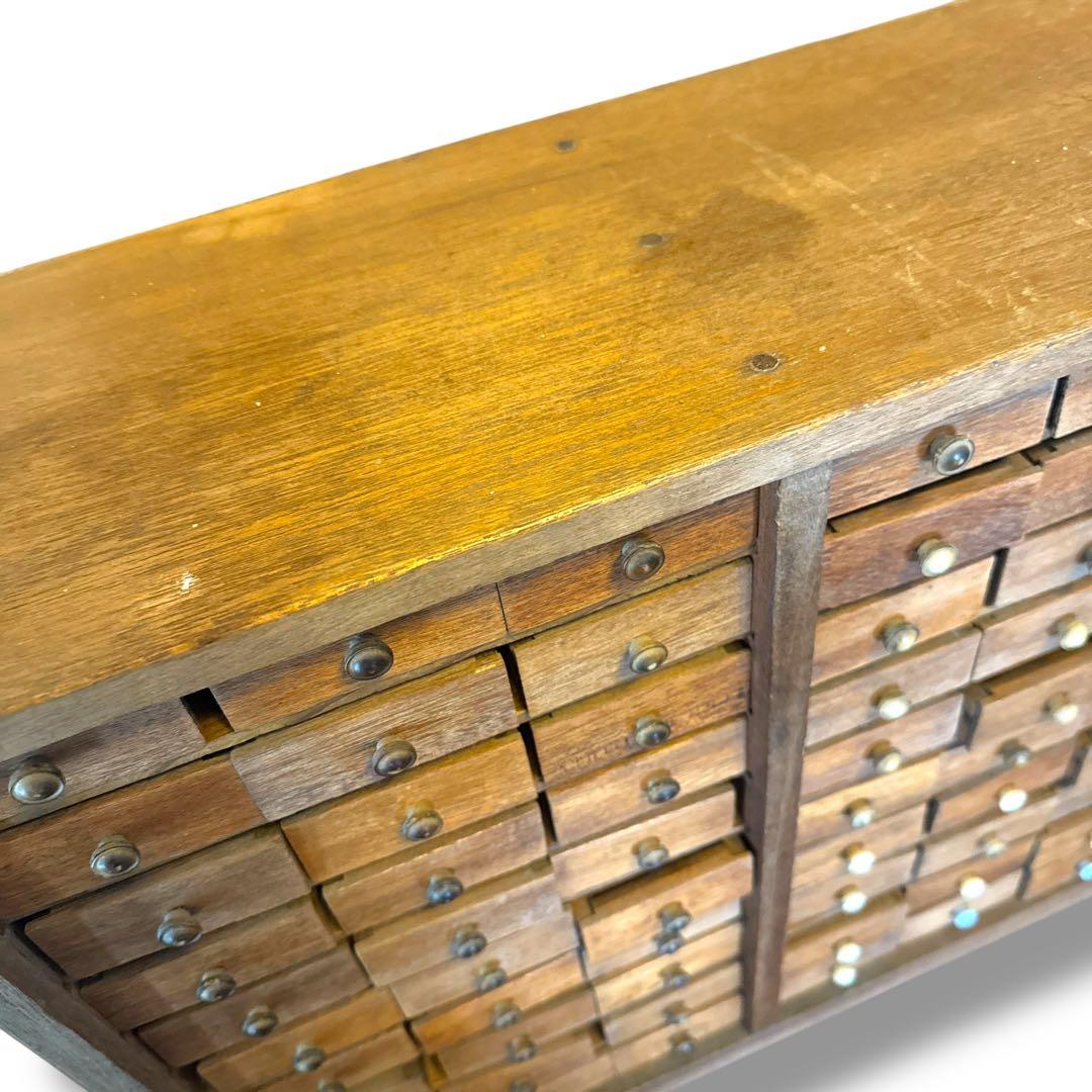 ヴィンテージ 木製 薬箪笥 小物入れ