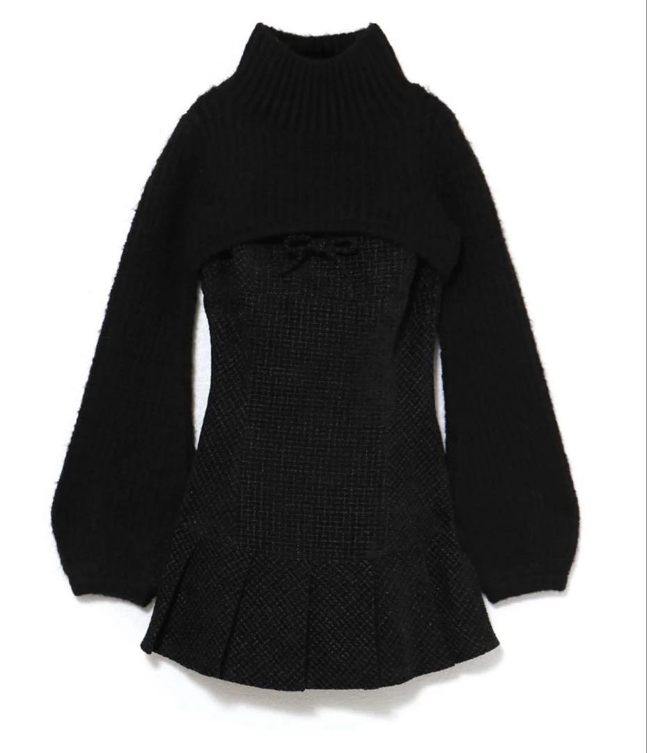 最安値andmary Twiggy tweed mini dress
