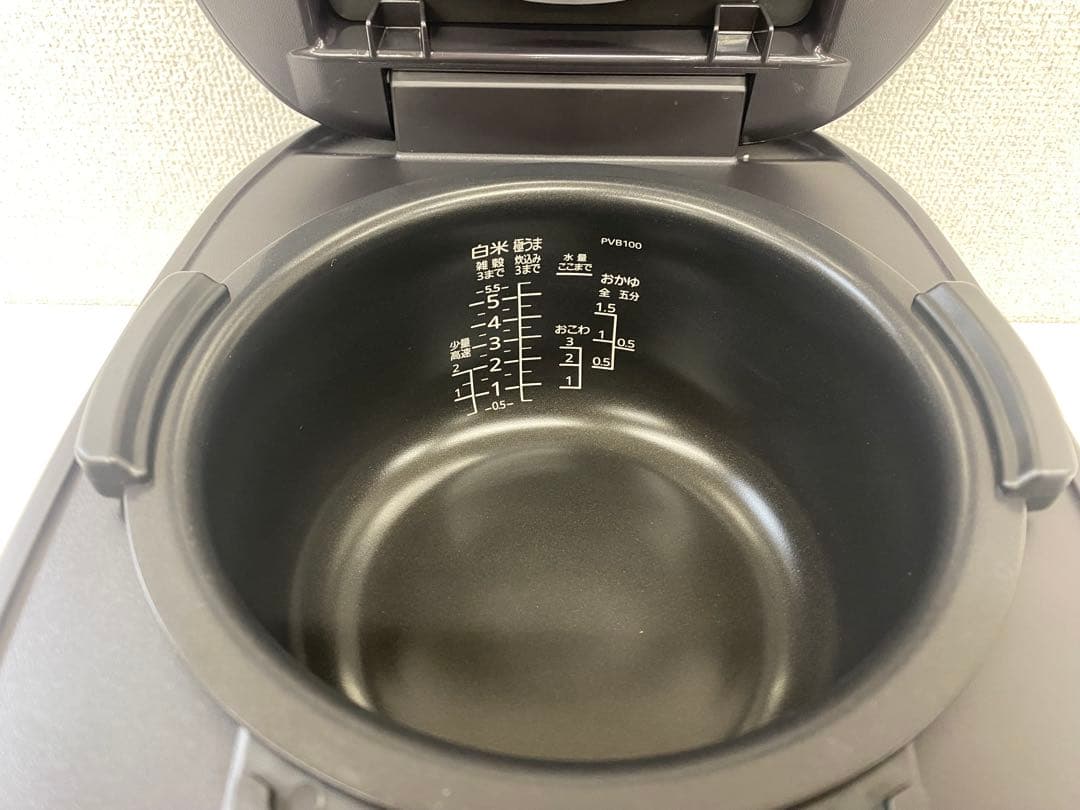 TIGER タイガー 炊飯器 JPV-C100KG IHジャー 炊飯器 ブラック