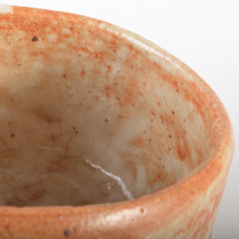 茶道具　志野焼　人間国宝　加藤孝造作　茶碗　共布共箱　M　R6892