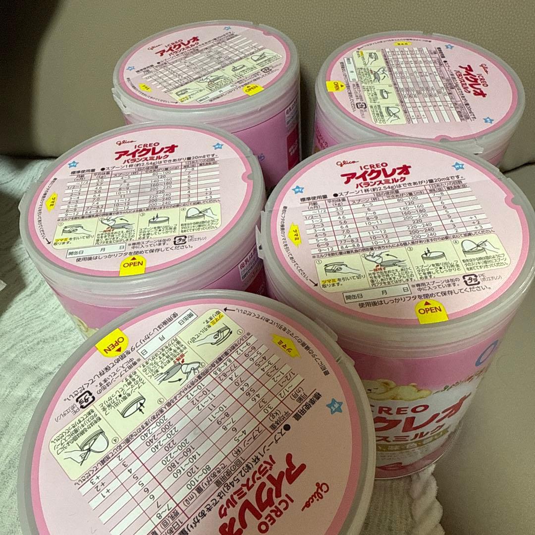 ICREO バランスミルク 0ヶ月から 6本