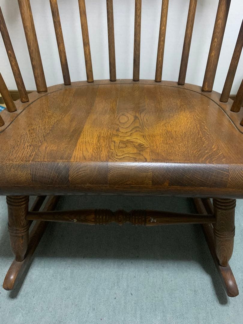 椅子　アンティーク　木製 ロッキングチェア ブラウン