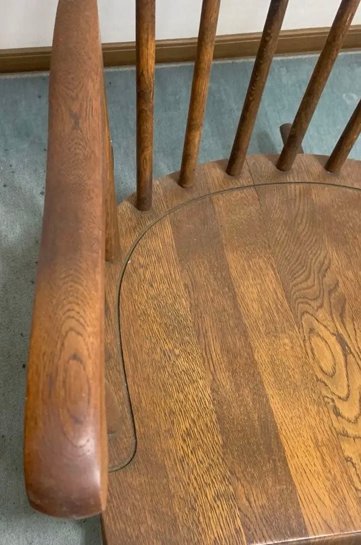 椅子　アンティーク　木製 ロッキングチェア ブラウン