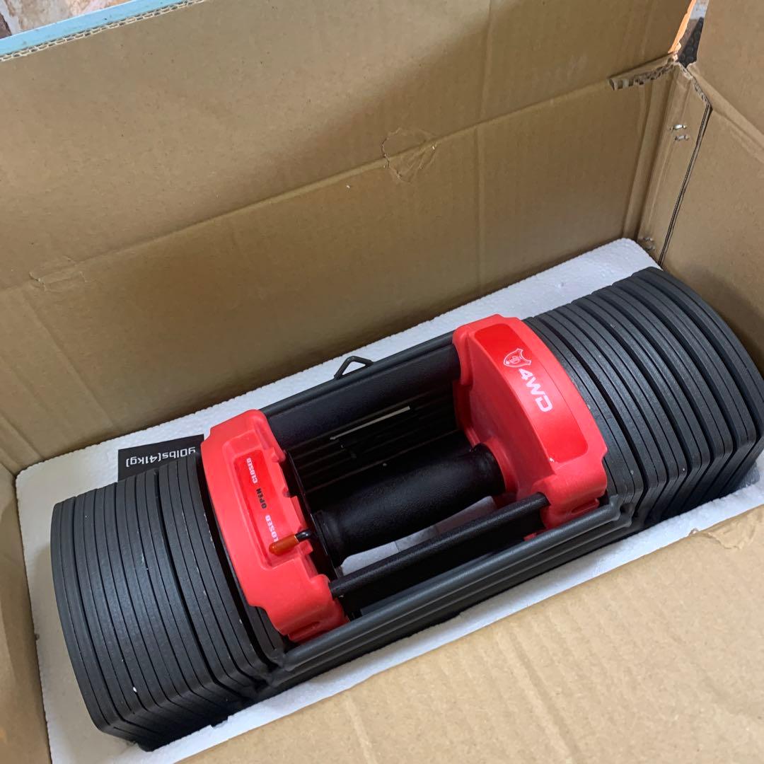 4WD 可変式ダンベル 41kg 2個セット マット付き 可変式  未使用品