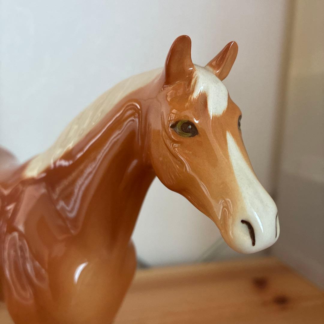 COOPERCRAFT イングランド　陶器　置物　オブジェ　馬　動物