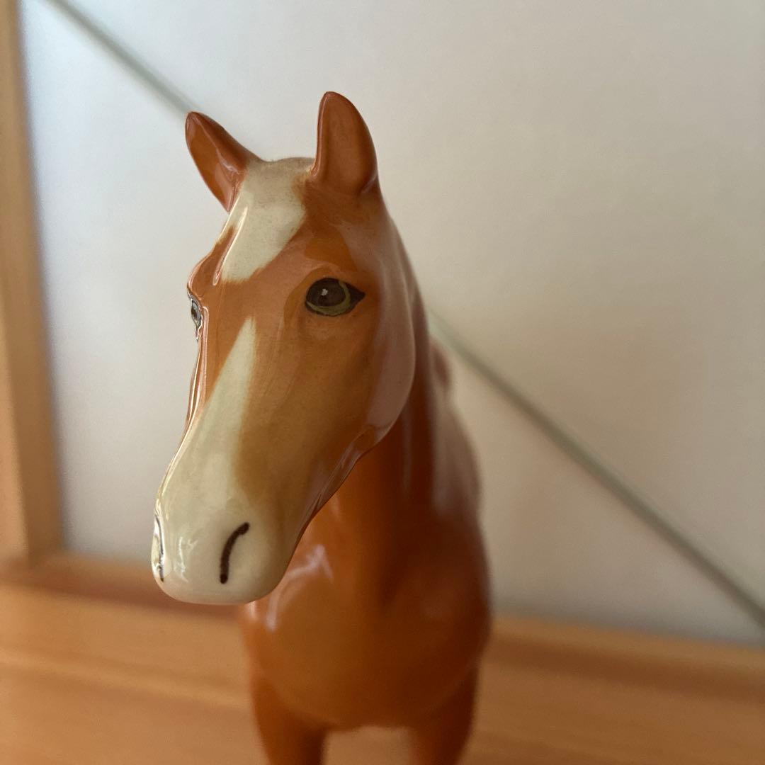 COOPERCRAFT イングランド　陶器　置物　オブジェ　馬　動物