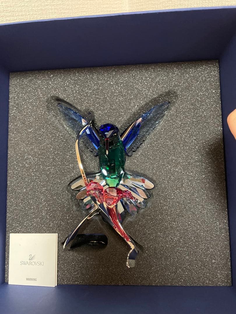 【正规品箱付】レアスワロスキー　ハチドリクリスタル