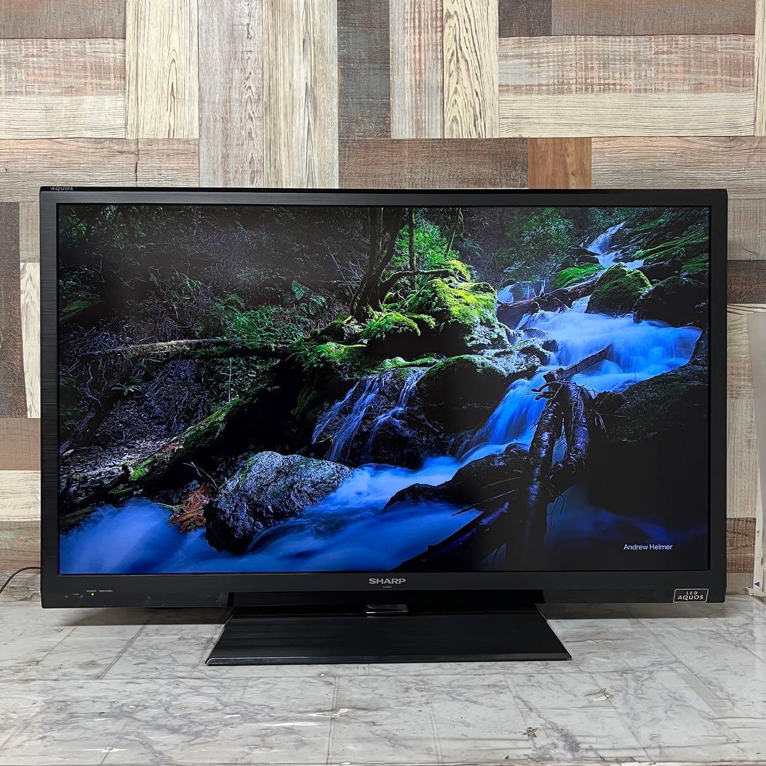 即日受渡❣️全国送料込シャープ AQUOS40型液晶テレビ外付HDD対応取説付