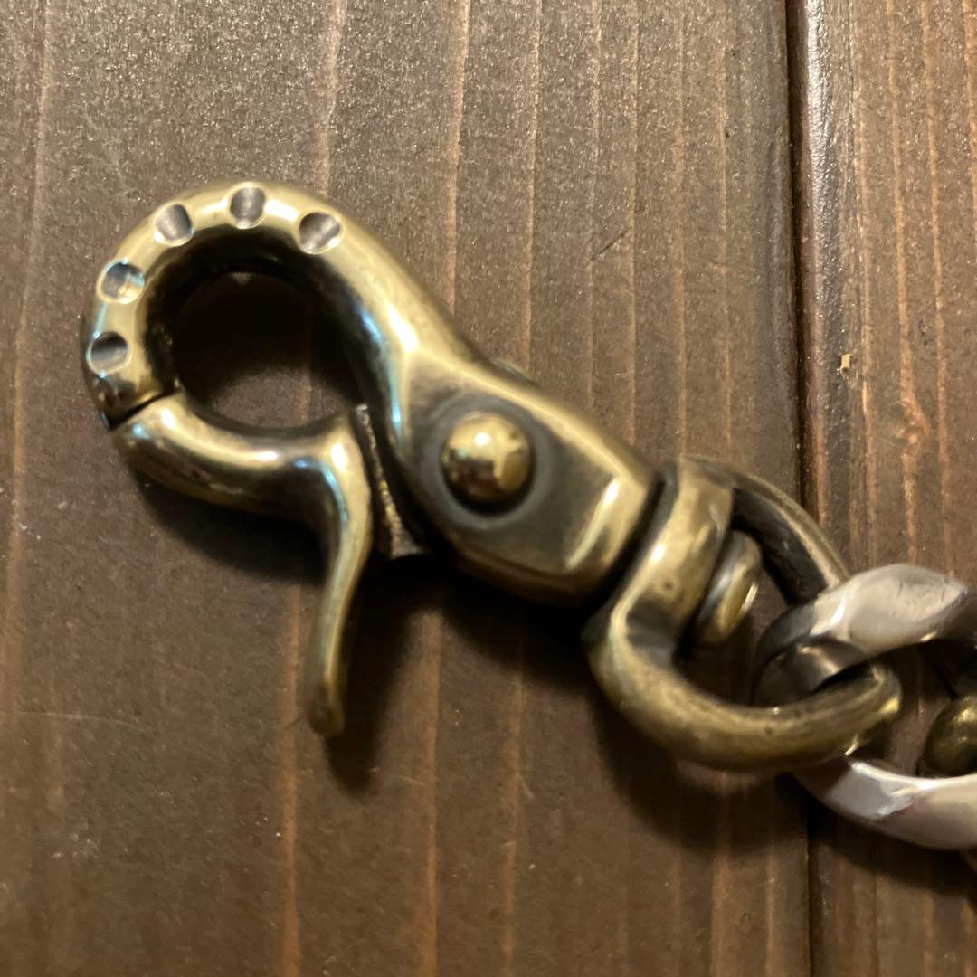 ブラス製　キーチェーン　新品未使用！