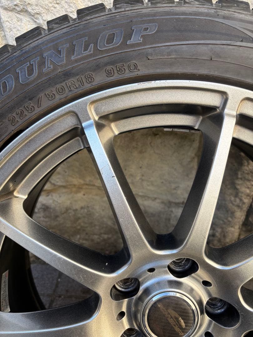 225/50R18 スタッドレスタイヤホイールセット