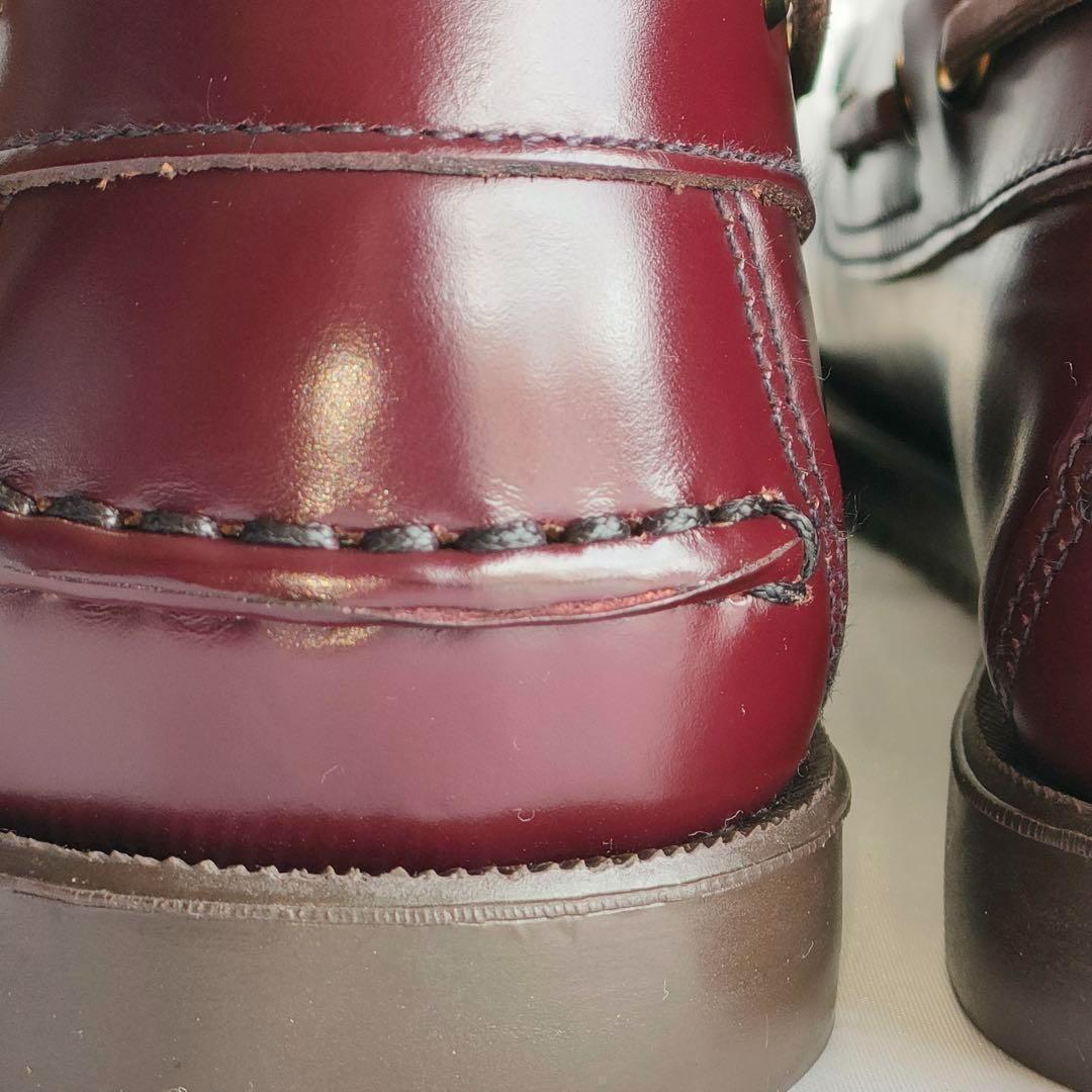 パラブーツ/BARTH/デッキシューズ/マリンシューズ/ボルドー/26.5cm