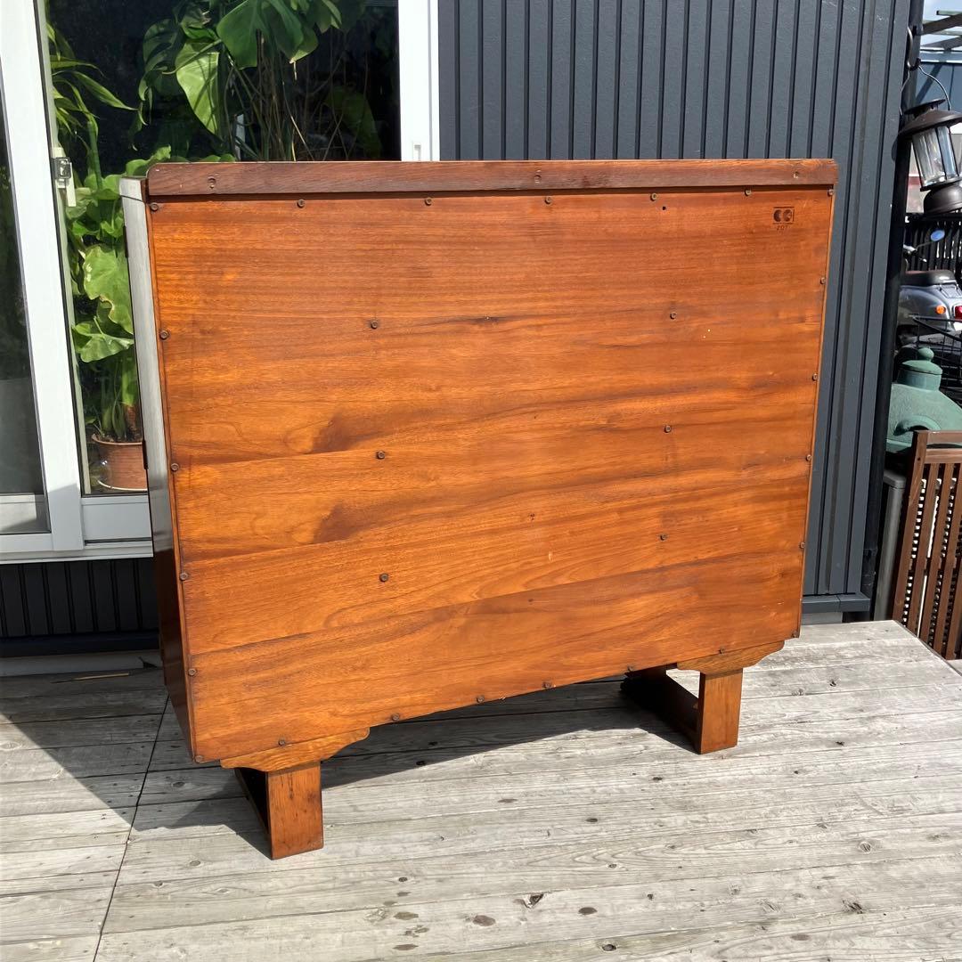 英国アンティーク MILWOOD 木製 ライティングビューロ サイドボード