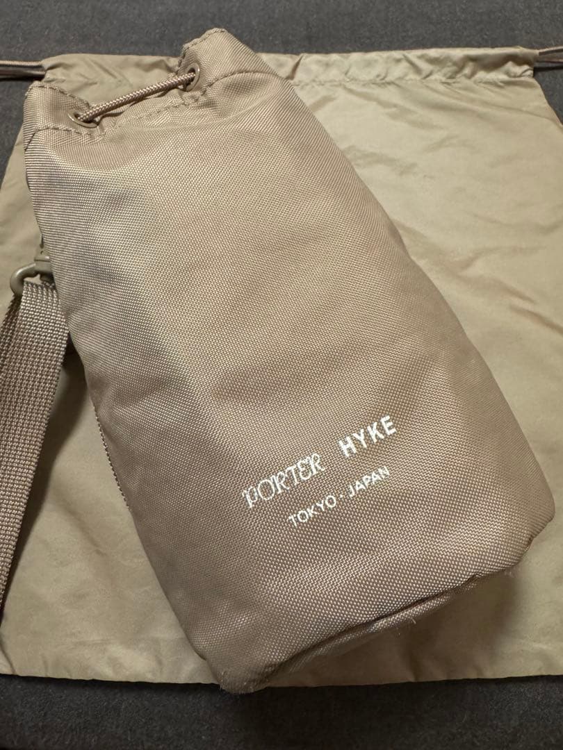 PORTER✖️HYKE BONSAC MINI & COIN CASE ベージュ