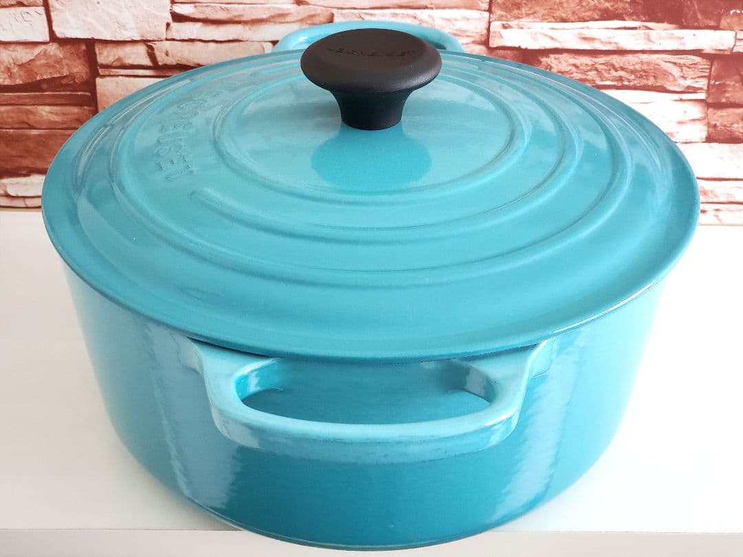 【良品】ル・クルーゼ　ココットロンド　26㎝