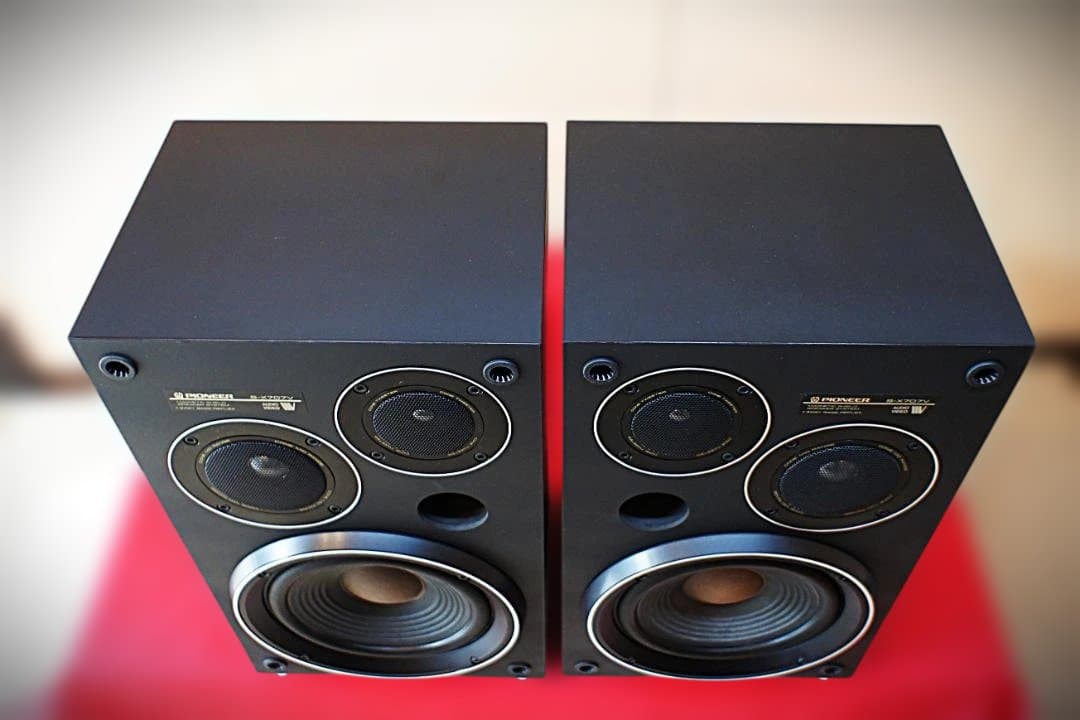 【極美品】Pioneerスピーカー S-X707V ブラック調 整備良品