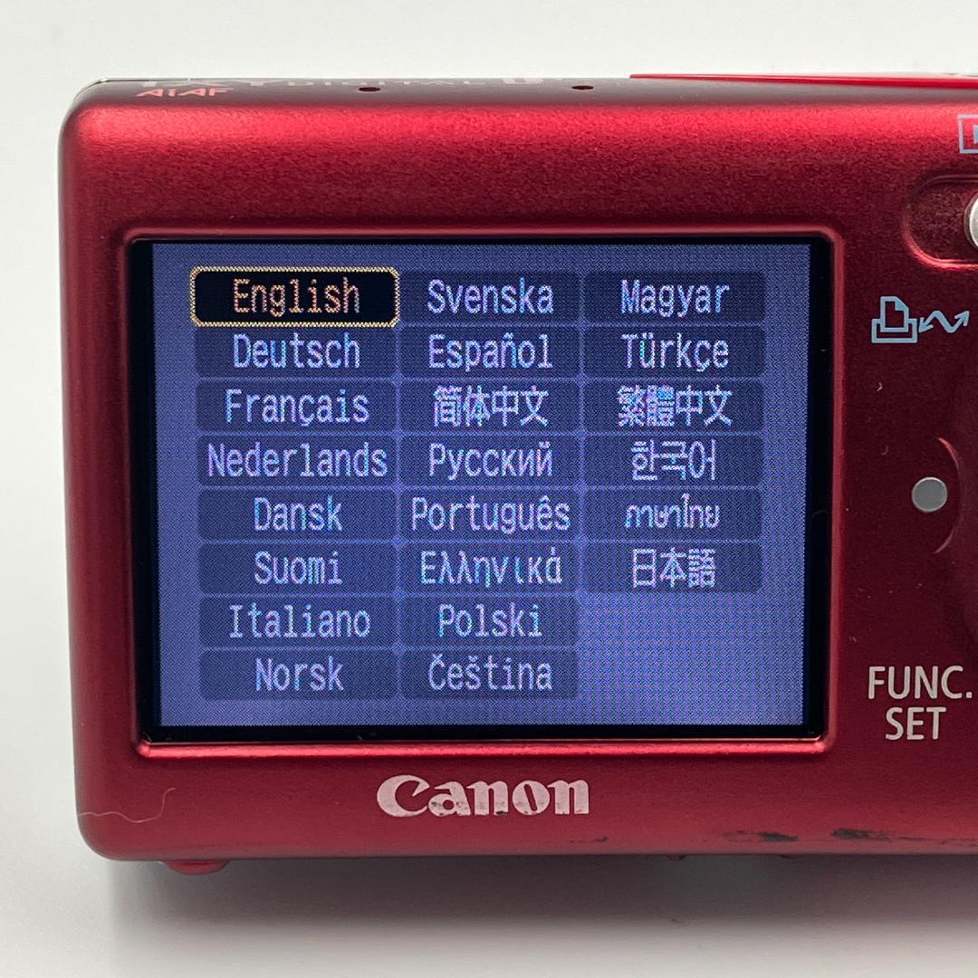 美品 Canon IXY DIGITAL L3 レッド コンパクトデジタルカメラ