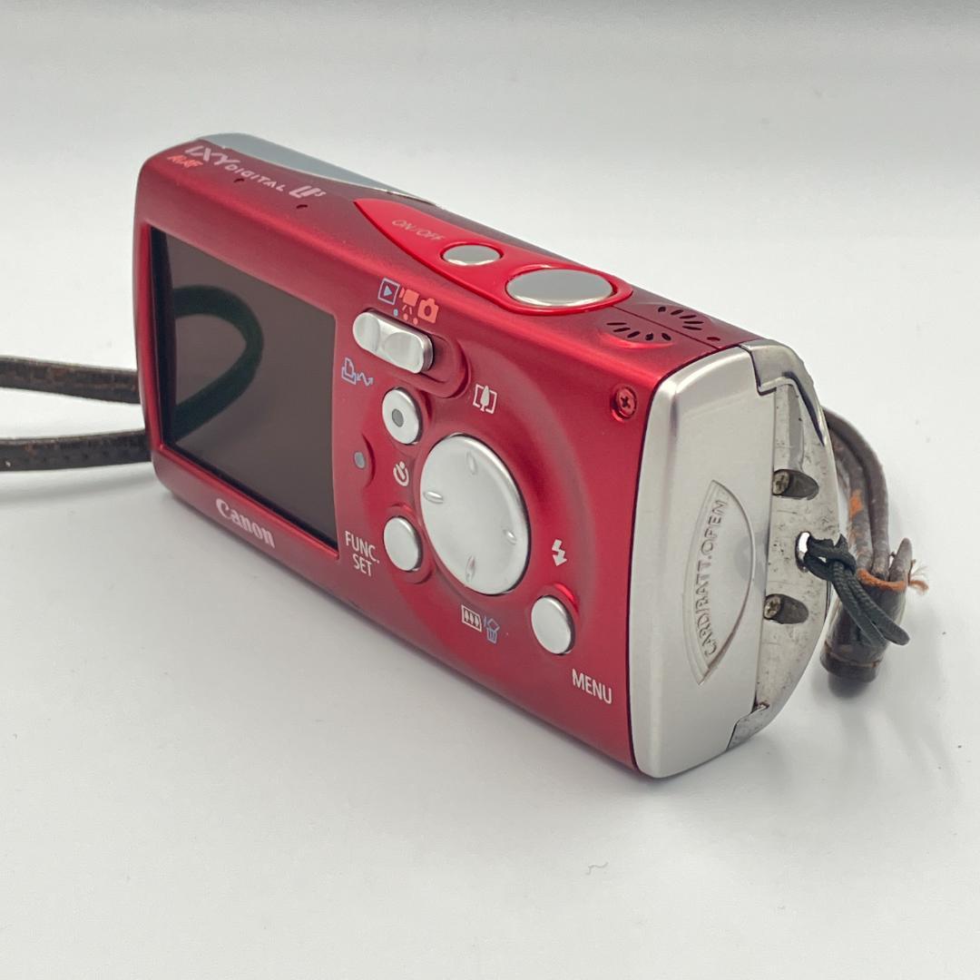 美品 Canon IXY DIGITAL L3 レッド コンパクトデジタルカメラ