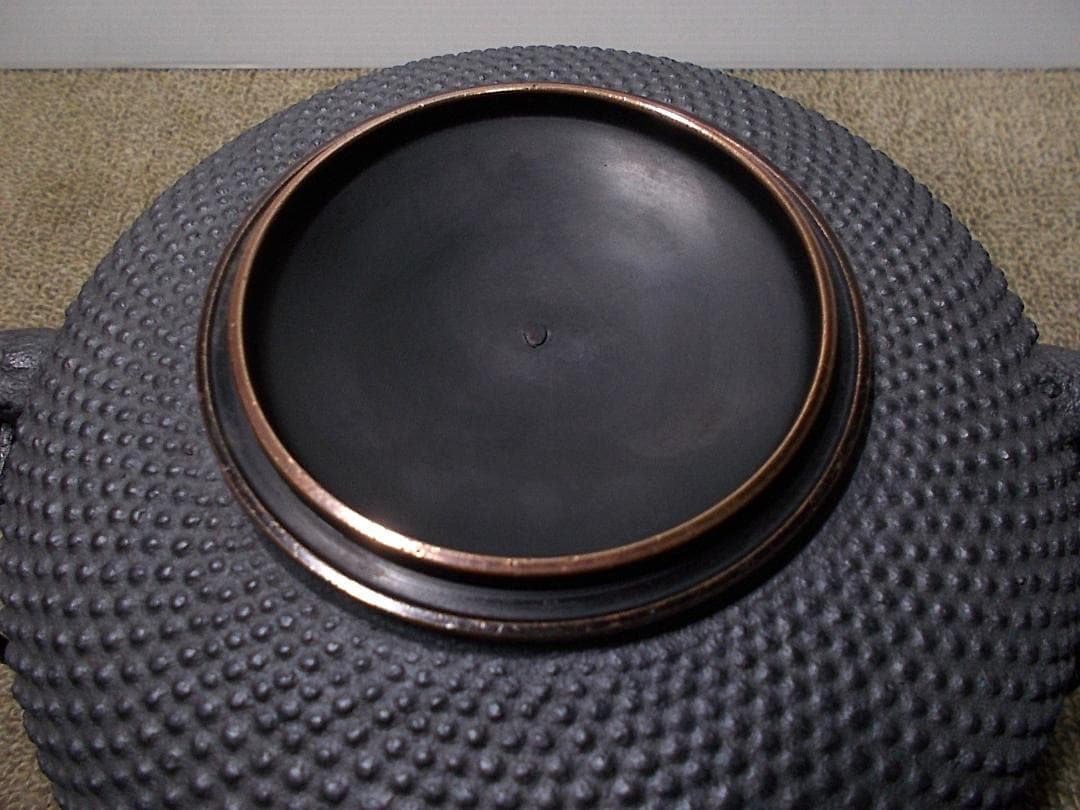 茶道具 信楽焼風炉 未使用五徳 霰茶釜 アラレ 釜環 敷板 送料込み