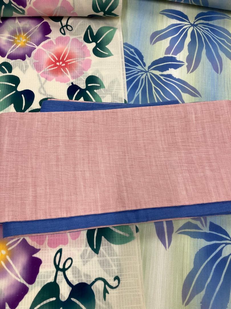 美品の新品未使用　伊勢型紙の浴衣反物　⭐︎写真追加しました