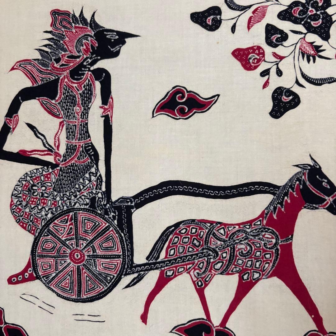 バティック　トゥリス　タペストリー　インドネシア　ラーマヤナ