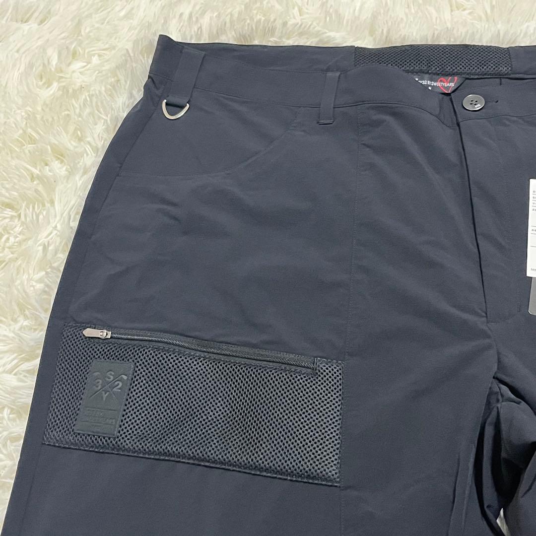 新品タグ付　希少サイズ　SY32 パンツ　ブラック　５Ｌ