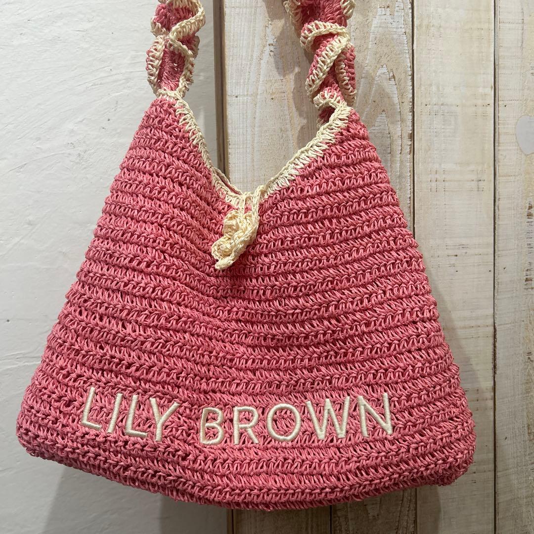 MARY QUANT カゴバッグリリーブラウン