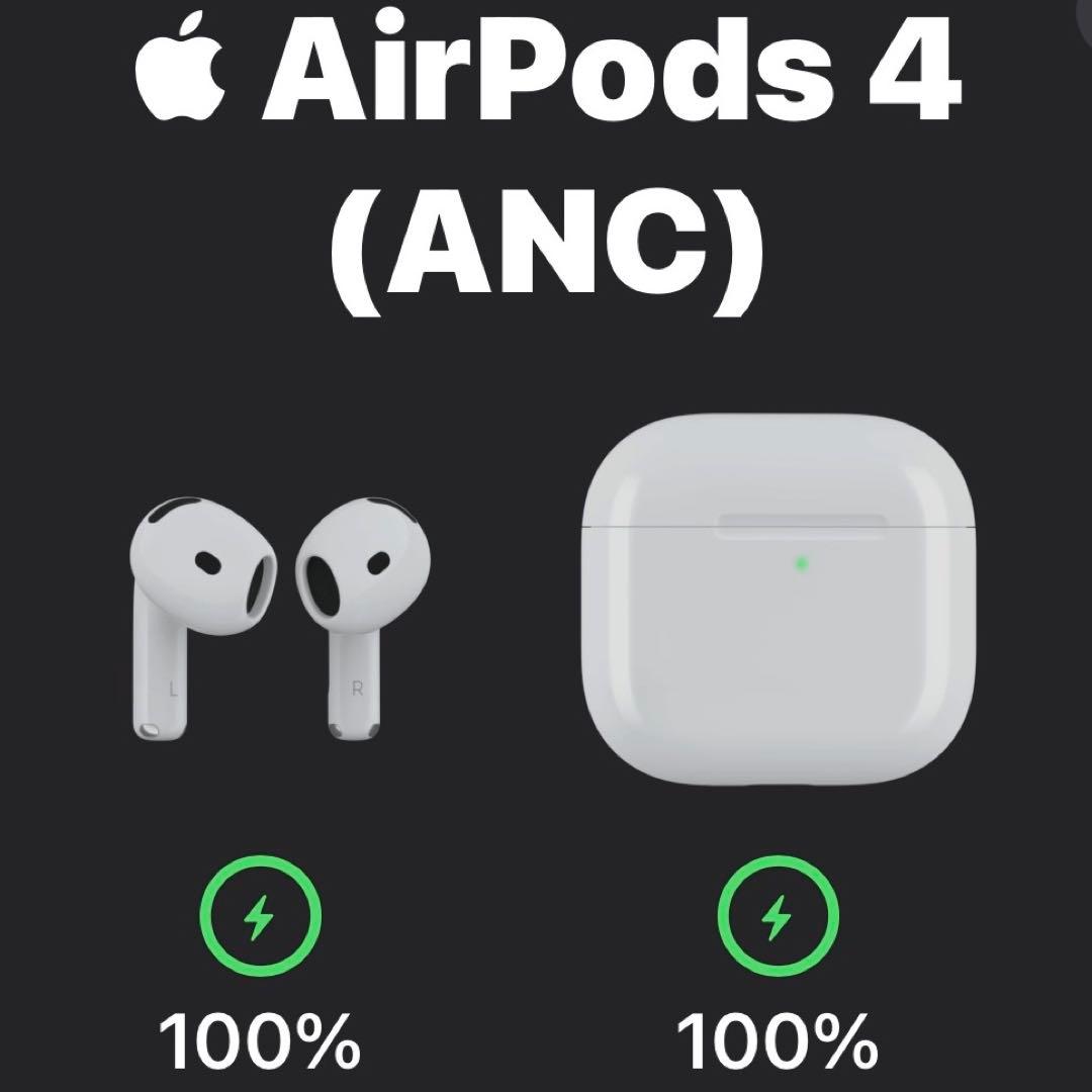  Apple AirPods 4 アクティブノイズキャンセリングモデル 本体