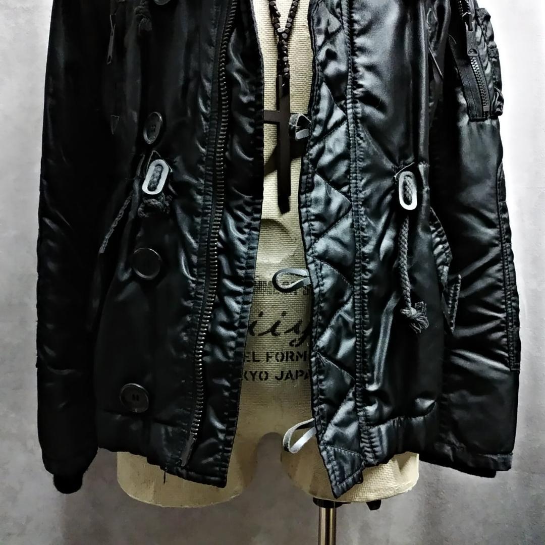 y2k　moussy　ミリタリー　ファーコート　フェアリーグランジ　平成ギャル