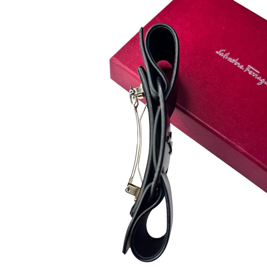 希少✨フェラガモSalvatore Ferragamo バレッタ ヴァラ・リボン